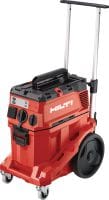 VC 40H-X H-Class dust extractor (ACD) Powerful dust extractor with large container and push-bar for connection with power tools and jobsite clean ups (wet & dry), 30l tank – ACD certified vacuum