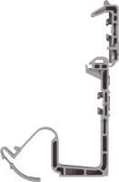 X-ECH MX (02) Cable holder Plastic bunched cable holder optimized for collated nails and compatible with a wide variety of fastening methods and base materials