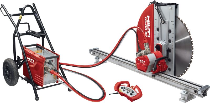 DS TS20-E Electric wall saw for medium cutting jobs