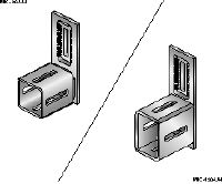 MIC-UH Connector Standard hot-dip galvanized (HDG) connector for fastening MI girders to one another