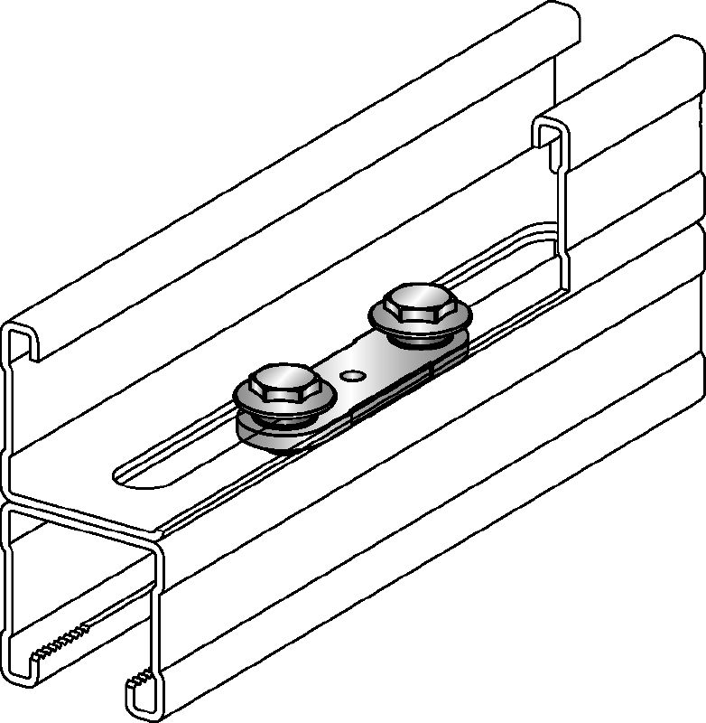 MQZ-F Channel tie Hot-dip galvanized (HDG) channel tie to create double channels