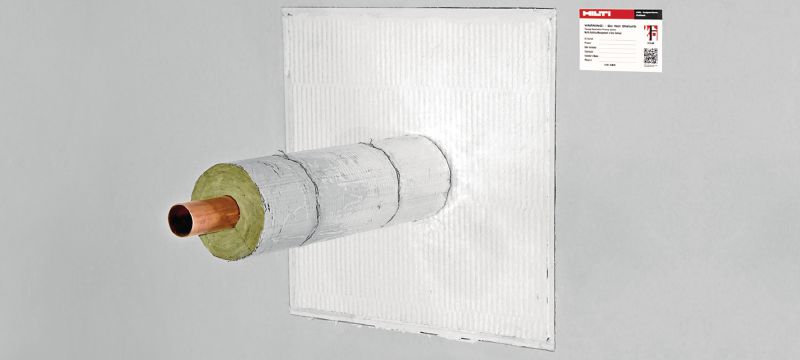 CFS-CT B Firestop board Firestop coated board well suited for EI120 double board systems. Applications 1