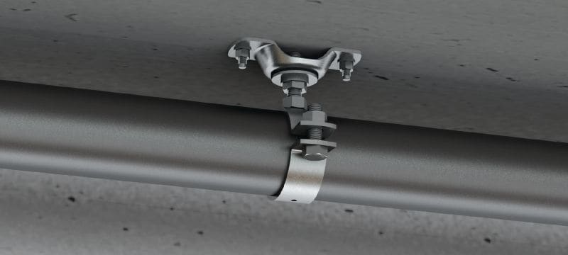 MFP-CSL-I Fixed point compact Galvanized compact fixed point with sound insulation for extra-light-duty applications up to 2 kN Applications 1