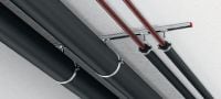 MRP-RPC Quick-close refrigeration pipe clamp Galvanized pipe clamp for high productivity in refrigeration and cold water applications with an insulation thickness of 19 mm Applications 3