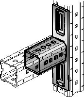 MIC-L Connector Hot-dip galvanized (HDG) connector for fastening MI girders perpendicularly to one another