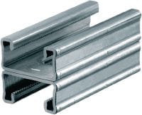 MQ-21 D-RA2 C-Channel profile Stainless steel (A2) double C-Channel profile for medium-duty applications