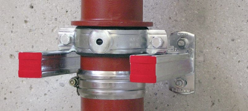 MW-MX angles Galvanized angles to increase stiffness while supporting pipe rings in riser shafts Applications 1