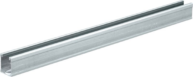 MM-C-36 Galvanized 36 mm high MM strut channel for light- to medium-duty applications