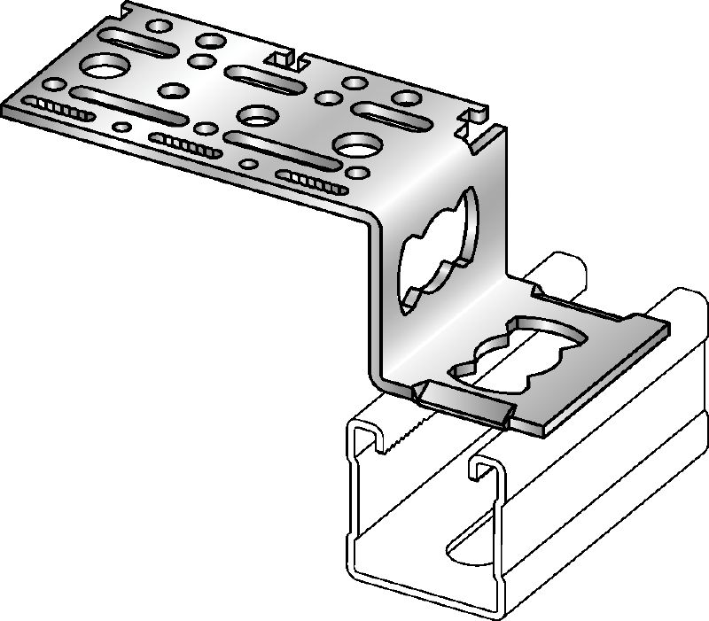 MQI-LV Connector Galvanized connector for fastenings in a wide range of applications