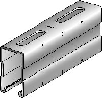 MQ-72 channel Galvanized 72 mm high MQ strut channel for medium/heavy-duty applications