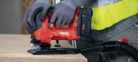 SJD 6-22 Cordless jigsaw Powerful top-handle cordless jigsaw with optional on-board dust collection for precise straight or curved cuts (Nuron battery platform) Applications 2