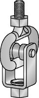 MPSG Swivel slide connector Galvanized swivel slide connector for light-duty heating and refrigeration applications