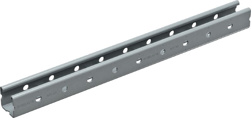 MT-50 OC C-Channel profile Medium-duty C-Channel profile for use with MT-FL/MT-TL components in outdoor environments