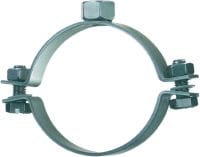 MP-SRN Light-duty pipe clamp Stainless steel (A4) pipe clamp without sound insulation for light-duty applications