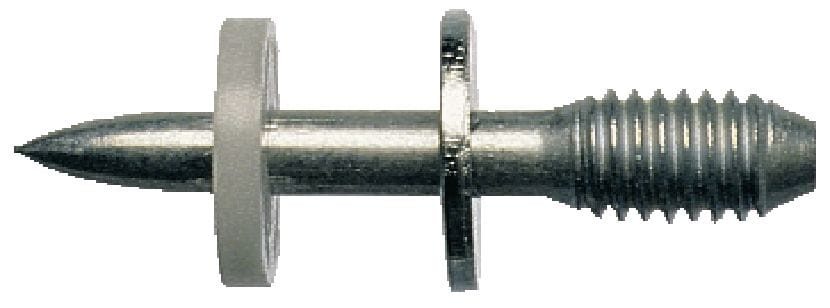 X-W6 D12 Threaded studs Carbon steel threaded stud for use with powder-actuated nailers on concrete (12 mm washer)