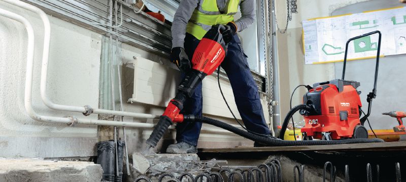 TE 1000-AVR Concrete breaker Versatile TE-S breaker for demolishing concrete floors and occasional wall chiseling Applications 1