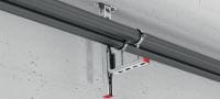 MQK-21-L Galvanized bracket with a 21 mm, high single MQ strut channel for medium-duty indoor applications Applications 7