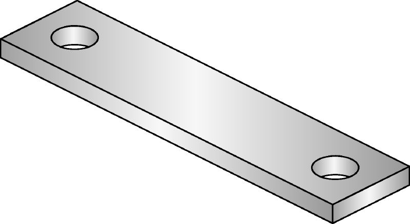 MIC-PS/MIC-PSP Hot-dip galvanized (HDG) connector for fastening pipe shoes to MI girders for heavy-duty applications with expansion