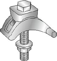 MI-SGC M16 Hot-dip galvanized (HDG) single beam clamp for connecting MI steel baseplates to steel beams