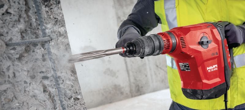 TE 70-ATC/AVR Rotary hammer Very powerful SDS Max (TE-Y) rotary hammer for heavy-duty drilling and chiseling in concrete Applications 1