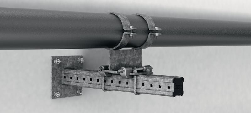MIC-C90-DH Bracket Hot-dip galvanized (HDG) box profile bracket for connections to concrete in heavy-duty applications Applications 1