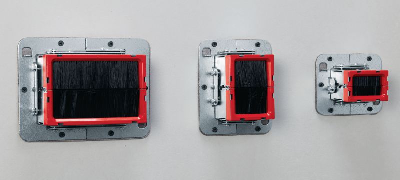 CFS-MSL Modular Fire Sleeve Modular fire-rated cable pathway for optimal flexibility, cable capacity needs and retrofit ability Applications 1