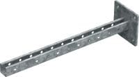MT-BR-40 O4 OC Bracket Medium-duty C-Channel bracket with 4-hole baseplate for outdoor applications