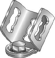 MQ3D-F connectors Hot-dip galvanized (HDG) elements for assembling 3D structures on site