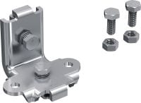 MT-S-L FL Pre-assembled seismic angle bracket Angle bracket with pre-assembled Fast-Lock nut and bolt for assembling braced MT strut channel structures in seismic zones