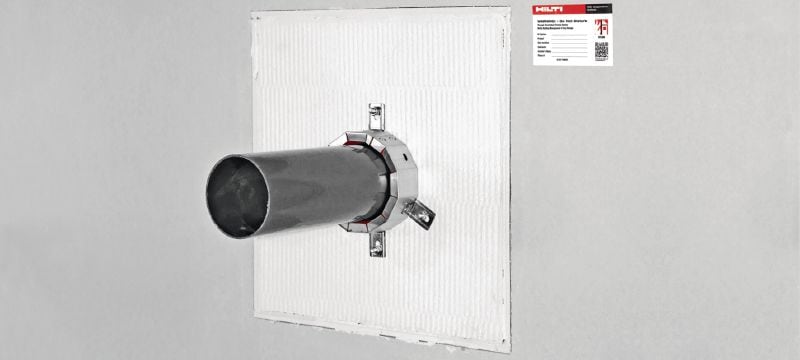 CFS-CT B Firestop board Firestop coated board well suited for EI120 double board systems. Applications 1