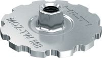 MQZ-TW Trapeze wheel Ultimate galvanized adjustable channel plate for trapeze applications