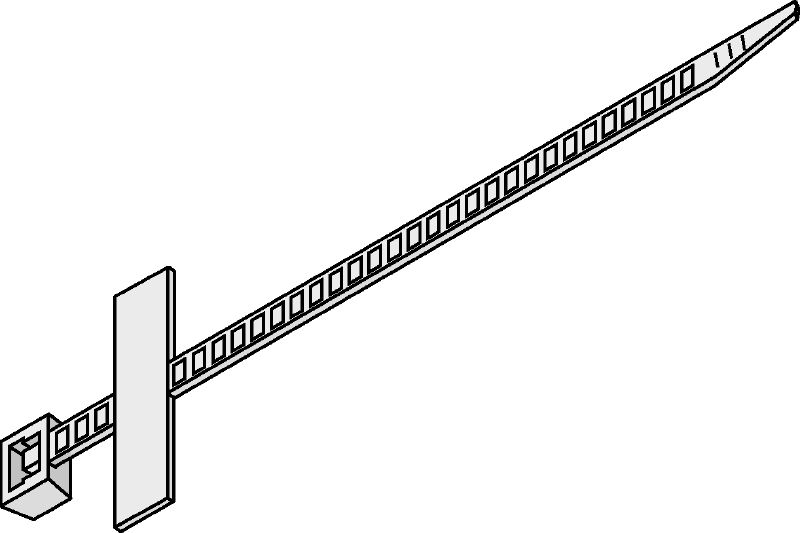 ECT-M Cable tie Cable tie with identification tag for easier identification