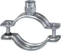 MP-H Quick-close light-duty pipe clamp Galvanized pipe clamp with quick closure for high productivity in light-duty applications