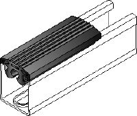 MQZ-RI Channel rubber inlay Channel rubber inlays for sound insulation