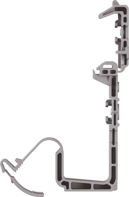 X-ECH MX (02) Cable holder Plastic bunched cable holder optimized for collated nails and compatible with a wide variety of fastening methods and base materials