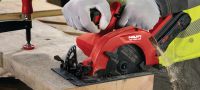 SC 4WL-22 Cordless circular saw Cordless circular saw with maximized run time per charge for fast, straight cuts in wood up to 57 mm│2-1/4” depth (Nuron battery platform) Applications 2