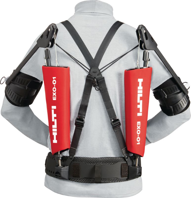 Overhead exoskeleton Passive exoskeleton to help relieve strain on shoulders and arms during overhead installation work