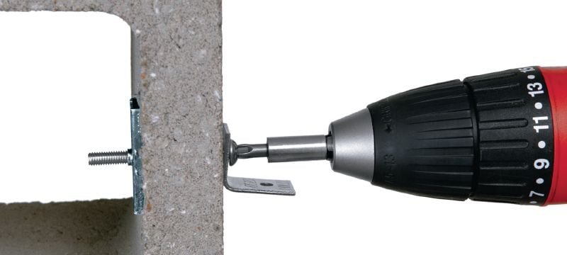 HTB-S / HTB Toggle bolt Economical metal anchor for drywall, available with/without screw Applications 1