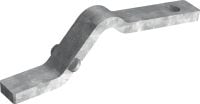 MIC-MI/MQ M8 Hot-dip galvanized (HDG) connector for fastening MQ strut channels parallel to MI girders