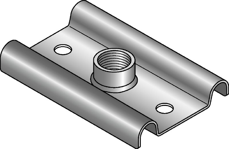 MFP-GP Fixed point baseplate Premium galvanized baseplate for light-duty fixed point applications (imperial)