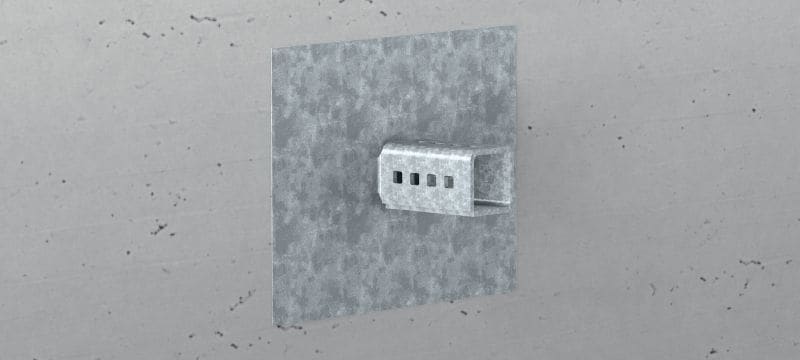 MIC-SC Connector Hot-dip galvanized (HDG) connector used with MI baseplates that allow for free positioning of the girder Applications 1