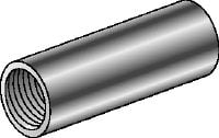Round coupling nut (HDG) Hot-dip galvanized (HDG) coupling nut for extending threaded rods