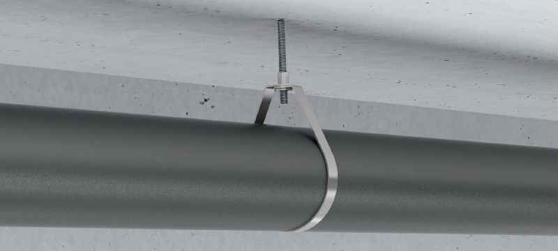 LH Sprinkler loop hanger Galvanized sprinkler loop hanger with FM and UL approvals for fire sprinkler applications Applications 1