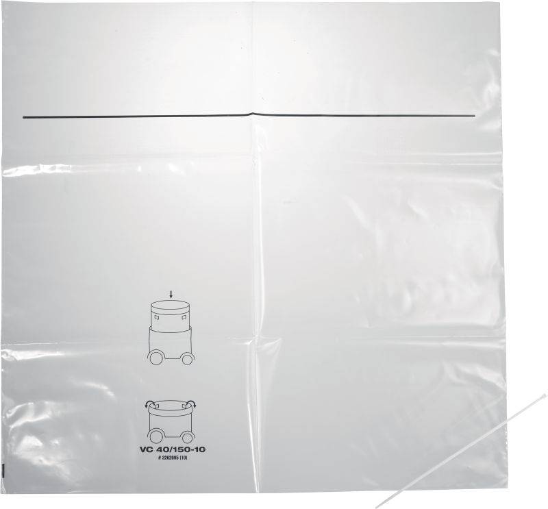 שקית אבק VC 40-X/150-10 X (10) פלסטיק 