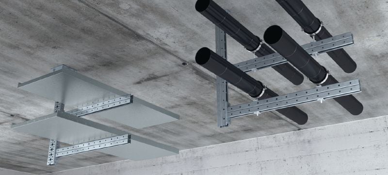 MT-BR-40D Bracket Medium-duty C-Channel double-bracket for indoor applications Applications 1