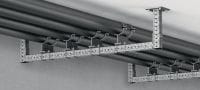 MIC-UH Connector Standard hot-dip galvanized (HDG) connector for fastening MI girders to one another Applications 1