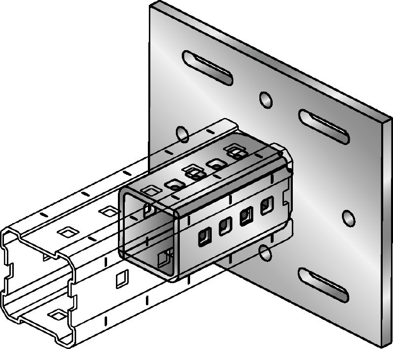 MIC-S Connector Connector for attaching modular girders to structural steel beams