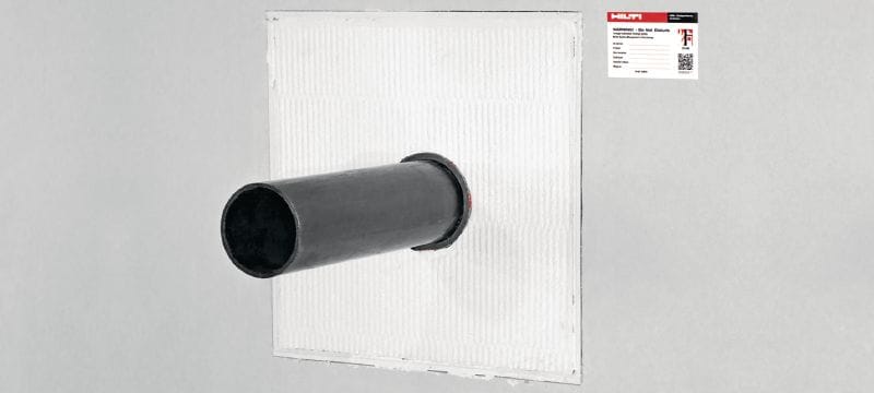 CFS-CT B Firestop board Firestop coated board well suited for EI120 double board systems. Applications 1