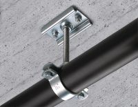 MFP-L-F Light fixed point pipe clamp Hot-dip galvanized (HDG) fixed point pipe clamp for maximum performance in light-duty applications Applications 1