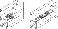 MQZ Galvanized channel tie to create double channels